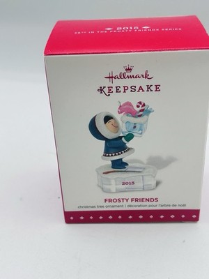 2015 Hallmark Keepsake  Frosty Friends  36th Series Eskimo Ice Fishing