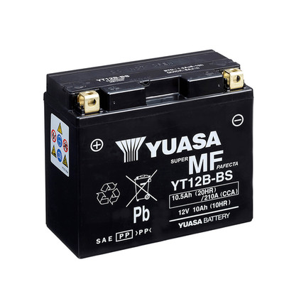YUASA Bateria YT12B-BS Combipack (con electrolito)