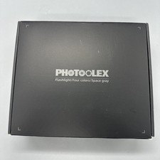 PHOTOOLEX 4 Colors Photography Flashlight, 8400mAh Power Portable Spotlight NEW