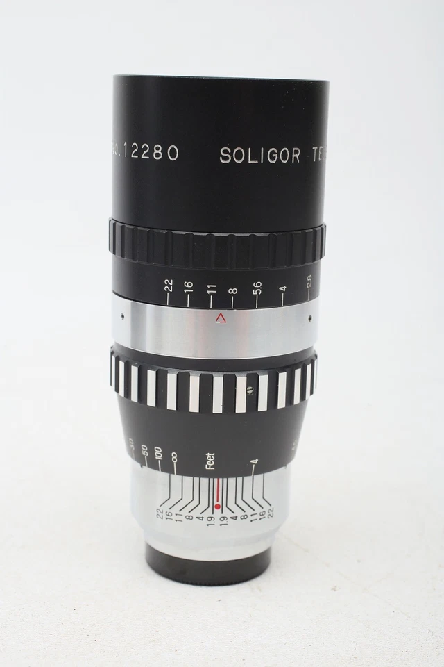 Soligor 75mm f1.9 Prime Television C-Mount-16 blade-75/1.9 Lens+SET++BEAUTY+READ - Image 3 of 4