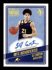 2021-22 Onyx Vintage #VADC DJ Carton Blue Signatures