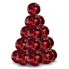 Yescom 20PCS 1.6" Small Disco Ball Mirror Mini Hanging for Events Wedding Party