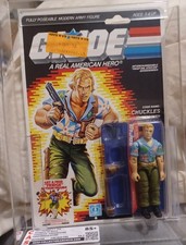 GI Joe 1987 Chuckles CAS 85  GRADED  Impressive Display Moc Misb Sealed Miv ARAH