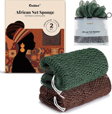 African Net Sponge Exfoliating Shower Loofah Bath Sponge Authentic