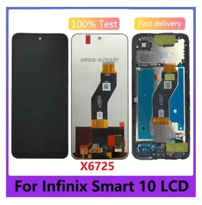 For Infinix Smart 10 X6725 LCD Display Touch Screen Digitizer Assembly Replace