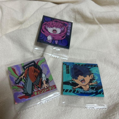 #ad #ad Chainsaw Man Wafer Seal Beam Anime Collectible SR R Typhoon Demon Used $38.47