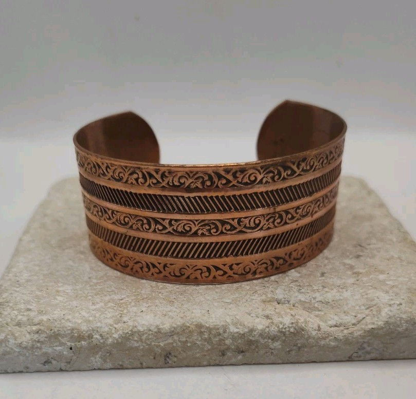 Solid Copper Cuff Bracelet - image 1