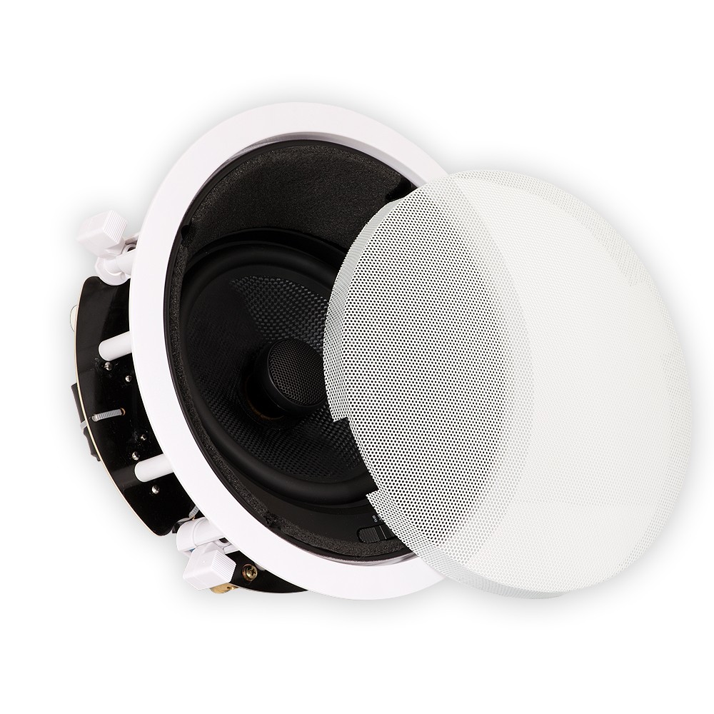 Theater Solutions TSS6A Flush Mount Angled Speakers with 6.5" Woofers 4 Pack