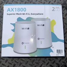 Deco AX1800 Whole Home Mesh WiFi 6 System 2 Pack