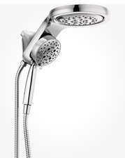 Delta HydroRain H2Okinetic 2.5 GPM Dual Shower Head - Lumicoat Chrome 58680-25