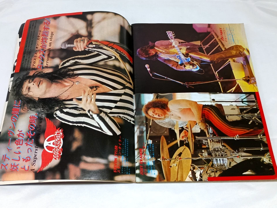 ROCK SHOW Japan Music Magazine Jan 1977 KISS Queen Aerosmith - Image 4 of 4