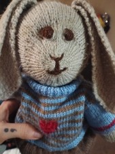 Knitted Bunny Rabbit Toy
