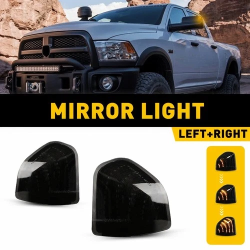 LED Mirror Dynamic Side Turn Amber Signal Light 2019-2021 For RAM 1500 Classic