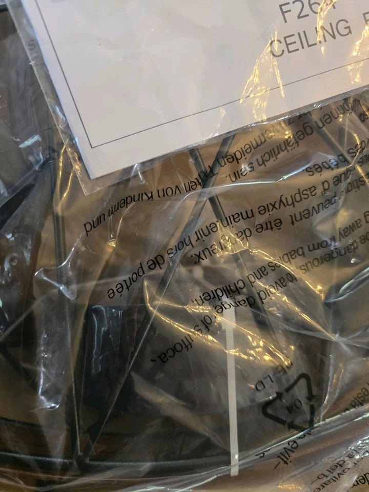 REDSTAR Retro 20" Low-Profile, Caged Ceiling Fan with Light, Remote Control - Image 4 of 4