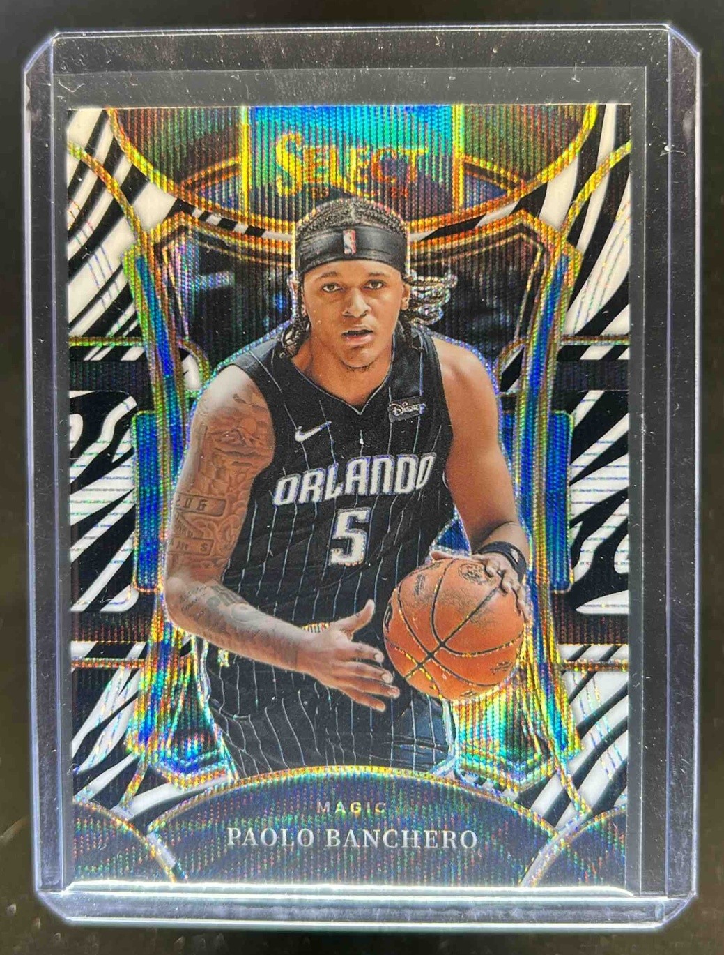 2023-24 Select Paolo Banchero Zebra Prizm SSP Mezzanine #370 Magic