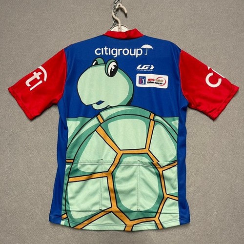 Louis Garneau Cycling Jersey Men Medium Turtle Road Race PGA Tour Cycle To Shore