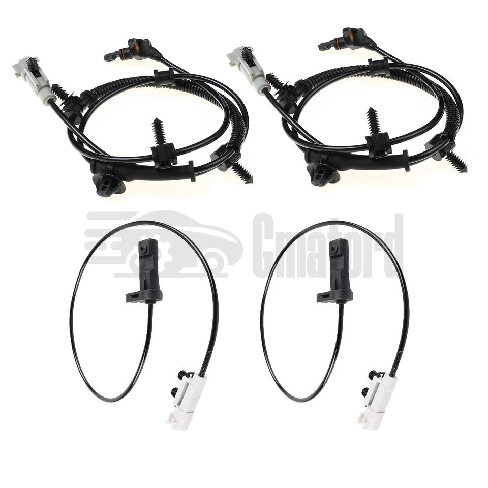 4PCS New Front & Rear ABS Speed Sensors For 06-10 Jeep Commander Grand Cherokee Foto 2 de 4