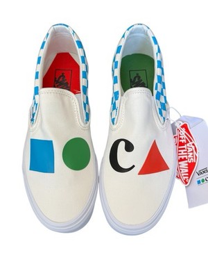VANS Classic Slip-On MOCA Men s Size 9 Shoes Museum of Contemporary Art