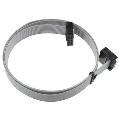 5pcs 70CM 10 Pin USB ASP ISP JTAG AVR wire 10P IDC   Ribbon DATA Cable 2.54mm #y