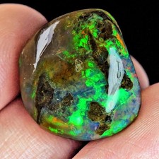 28Ct African Polished Crystal Opal Nugget Carved Facet Rough Specimen UYWC977