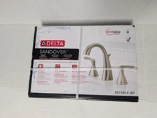 Delta Sandover Bath Faucet Widespread SpotShield 35748LF-SP Brushed Nickel New
