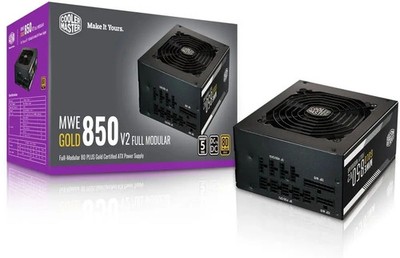Power supply Cooler Master MWE Gold V2 850W MPE-8501-AFAAG (W)(B)(U) NO CABLES