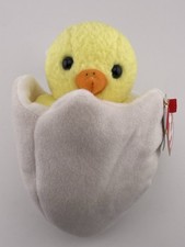 Ty Beanie Baby - EGGBERT 1998, chick in egg 