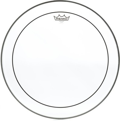Remo Pinstripe Clear Drumhead -18 inch (5-pack) Bundle