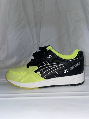 Men's ASICS Gel Lyte Speed H5V1Y Safety YellowBlack 9.5 LEFT Shoe only amputee