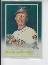 2020 Topps Allen Ginter Chrome JUSTIN DUNN Green Refractor /99 Mariners #176