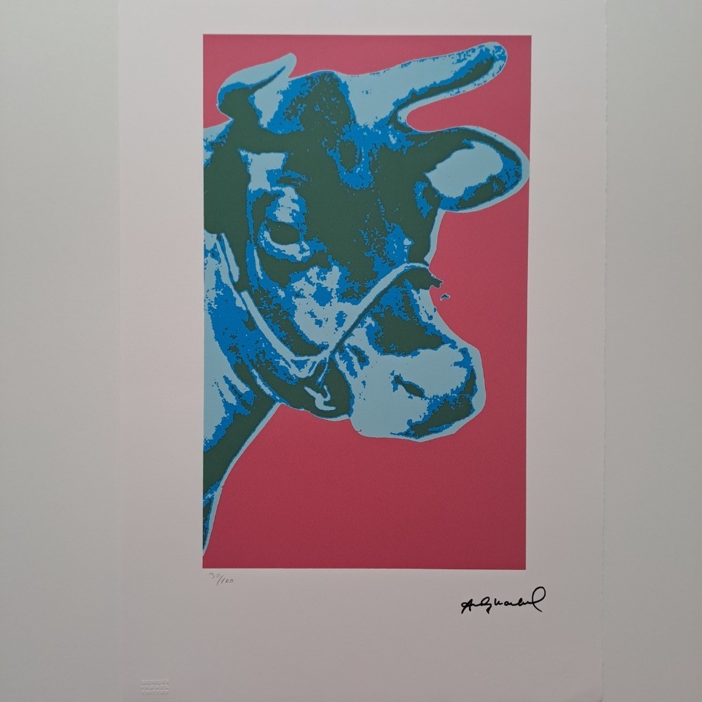 Lithographie Signée Andy Warhol – Coucher De Soleil – Certificat Leo Castelli – 1980
