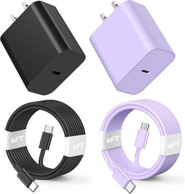 Compatible with Iphone16/15 Charger Fast Charging,Colorful USB C Charge Block Ty