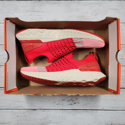 NIKE React Phantom Run FK 2 Siren Red Black DV2145 600 - Sz 12 New/NoLid