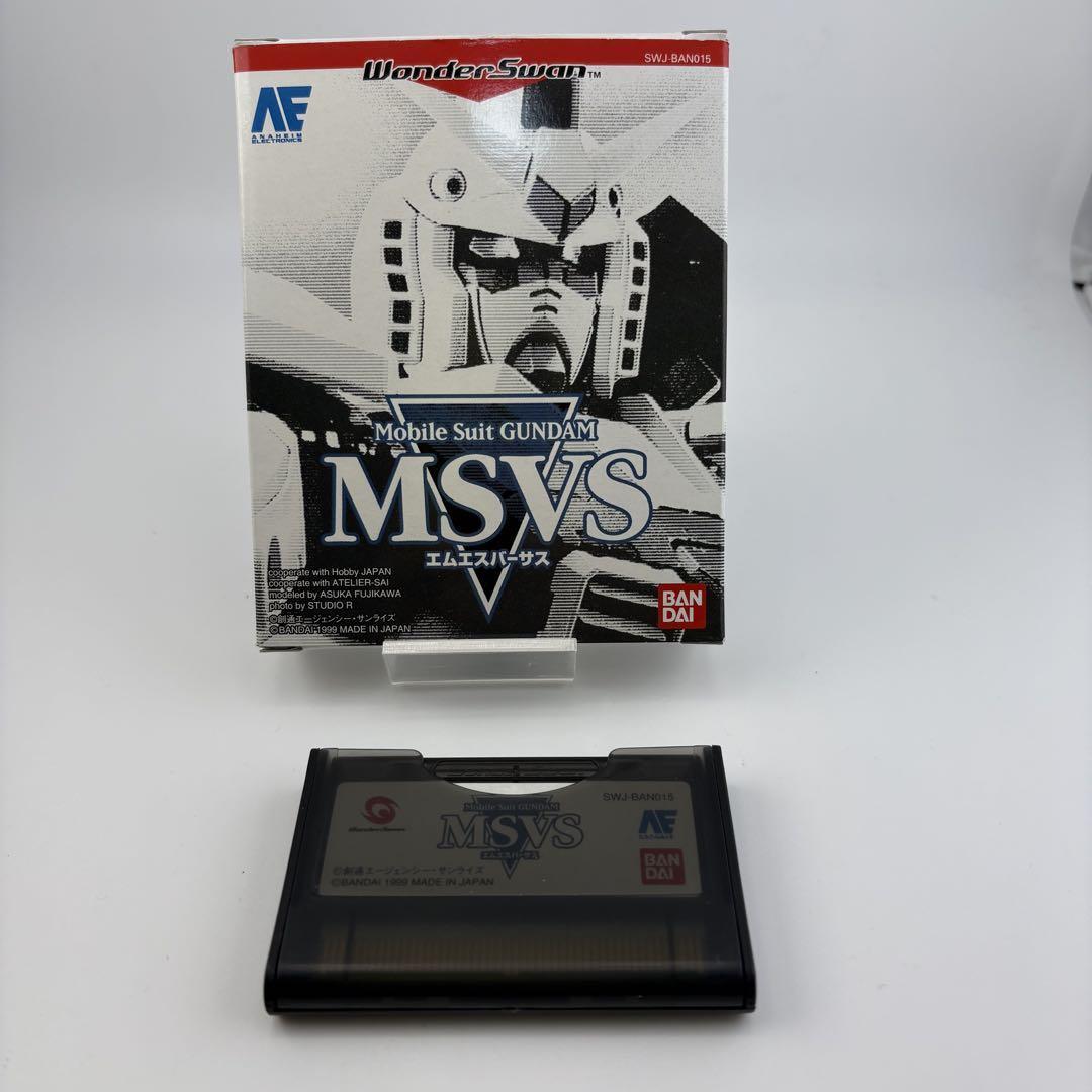 BANDAI - バンダイ　ワンダースワン MSVS同梱版ジオン軍バージョン　液晶いたみ 元箱あり Bandai Mobile Suit GUNDAM MSVS + WonderSwan Console (Zeon