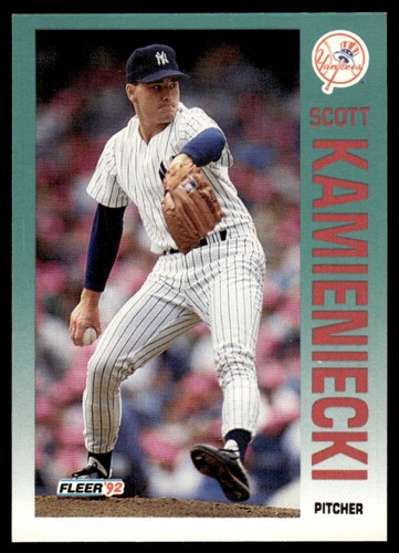 1992 Fleer Scott Kamieniecki New York Yankees #232