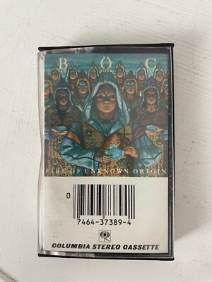 Blue Oyster Cult Fire Of Unknown Origin Music Cassette Tape