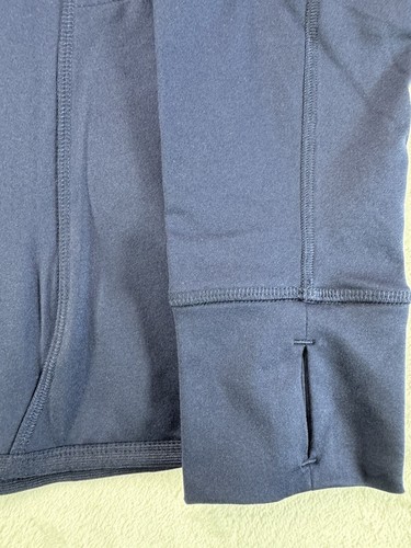 RLX Ralph Lauren Damen Performance 1/4 Reißverschluss Pullover französisch marineblau/leicht Größe L - Bild 11 von 15