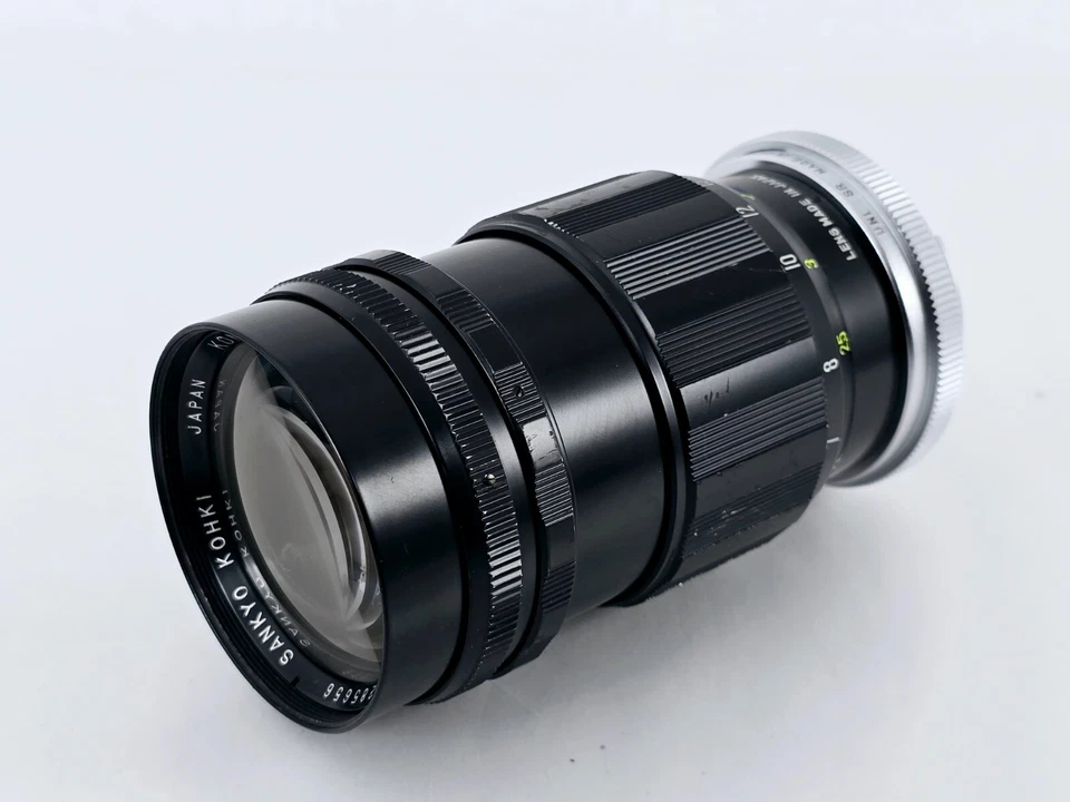 🌸[Excelente+++++] Lente Sankyo Kohki Komura 135 mm F2,8 MF Minolta SR de Japón Foto 2 de 4