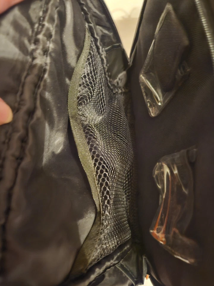 Bolsa de lona Philips Camcoder câmera preta macia tamanho médio com alça 11" x 9" - Imagem 4 de 4