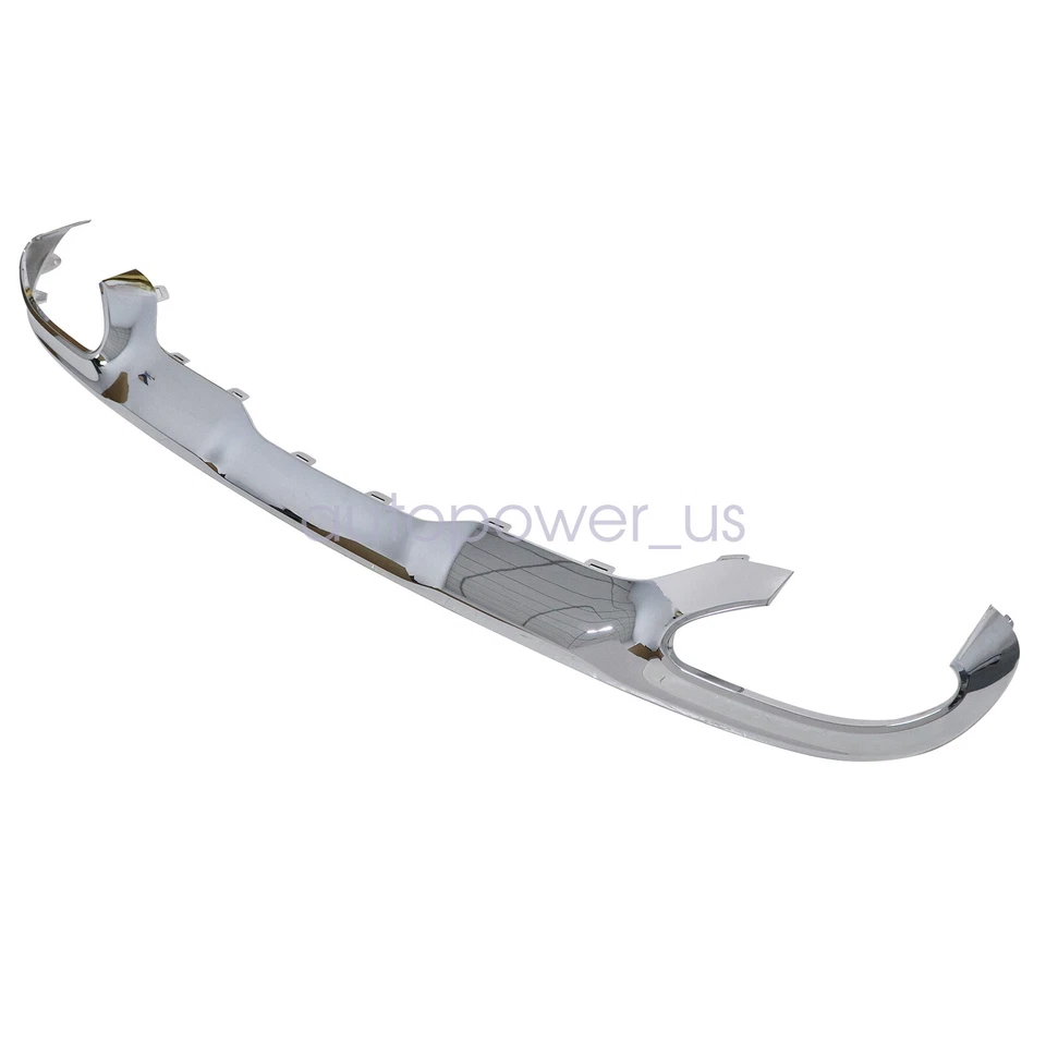 Cubierta inferior placa de deslizamiento cromada trasera para Mercedes-Benz GLC300 16-19 2538852325 Foto 3 de 4