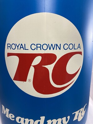 New Vintage 70's Royal Crown RC Cola Cooler Seat Hamilton Scotch