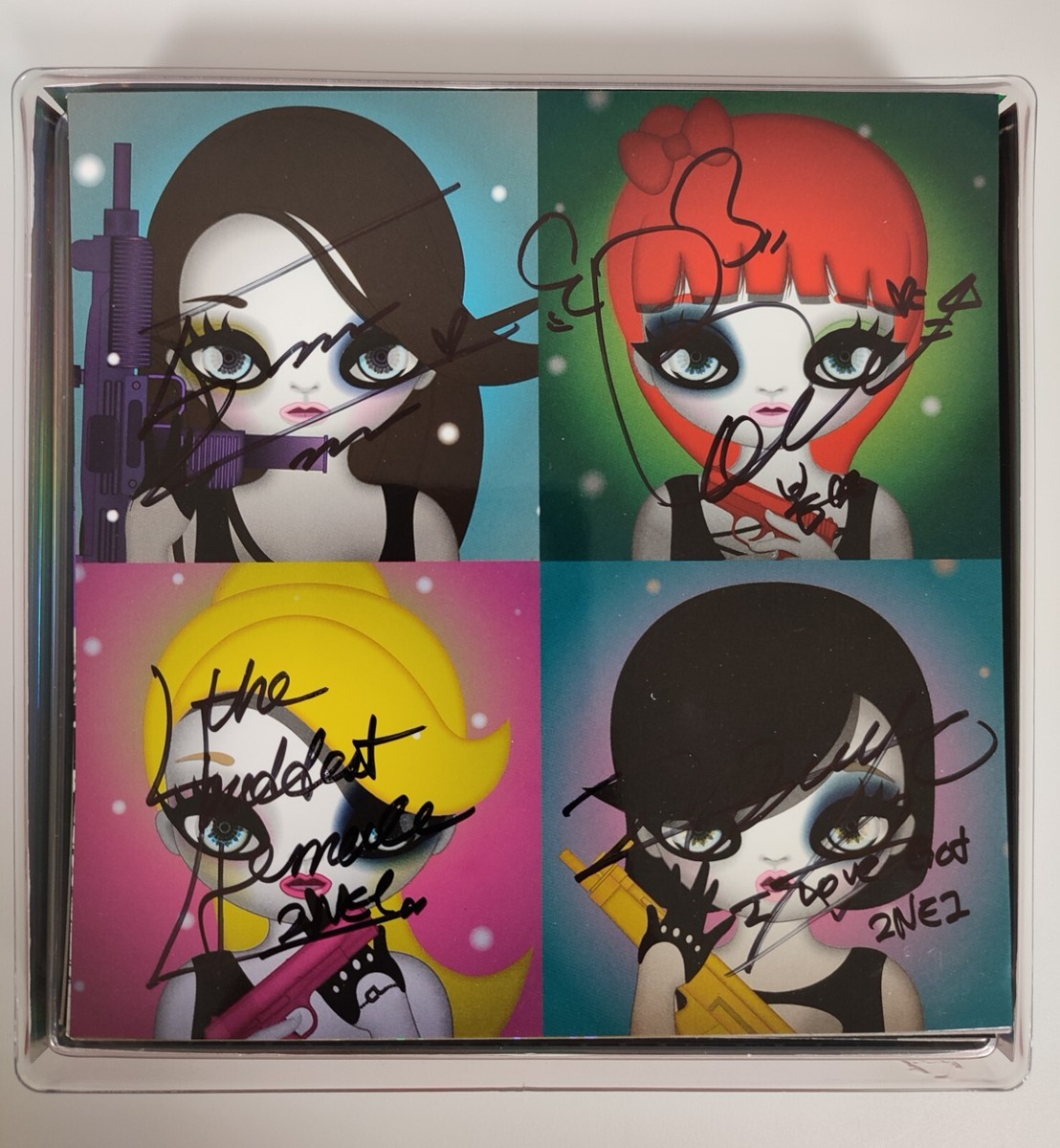 2NE1 [I AM THE BEST] Real Signed Autographed PROMO Album Kpop CD