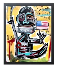 CORBELLIC ORIGINAL ART 14X17 AMERICAN USA EXPRESSIONISM ABSTRACT GALLERY PAPER