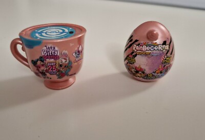   Zuru Mini Brands ULTRA RARE ROSE GOLD RAINBOCORN Egg & Itty Bitty Prettys  