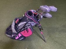 Walter Hagen Girls Series JR Club Set Driver 3W 4H 7 & 9 SW Putter RH +Bag