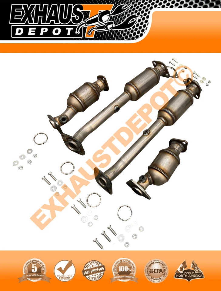 Convertidor catalítico completo para Nissan NV2500 2012-2017 4,0 L JUEGO CATALÍTICO Foto 2 de 4