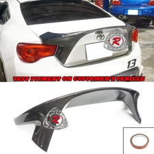 Fits 12-21 BRZ FR-S Toyota 86 RA-Style Rear Trunk Spoiler Wing (Carbon Fiber)