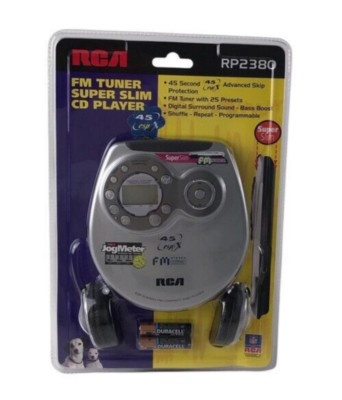 Sealed RCA RP2380 Portable Compact Disc Player CD FM Tuner New Vintage