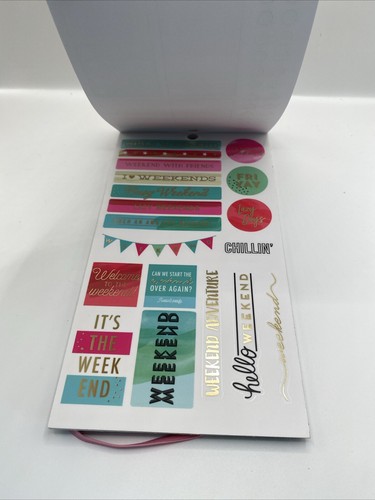 Hojas de pegatinas de acuarela The Happy Planner 1078 piezas 2016 Me & My Big Ideas - Imagen 4 de 6