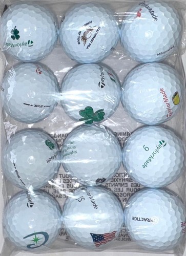 NEW TaylorMade Golf TP5 / TP5x PIX White Logo Overrun PRACTICE Balls - Picture 9 of 11